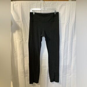 Athleta Aura Split Pant in Black Large Inseam 29